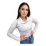 Body Feminino Camisa Boiadeira