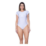 Body Feminino Cavado Manga