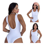 Body Feminino Cavado Material