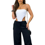 Body Feminino Cavado Tomara