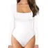 Body Feminino Decote Quadradinho Casual Suplex