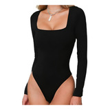 Body Feminino Decote Quadrado
