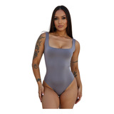 Body Feminino Decote Quadrado