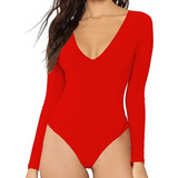 Body Feminino Decote V
