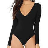 Body Feminino Decote V