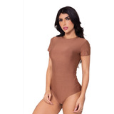 Body Feminino Gola Careca