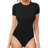 Body Feminino Manga Curta Gola Careca