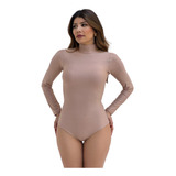 Body Feminino Manga Longa