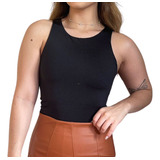 Body Feminino Modelo Regata