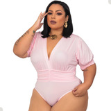 Body Feminino Plus Size