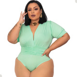 Body Feminino Plus Size