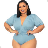 Body Feminino Plus Size