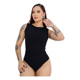 Body Feminino Regata Canelado