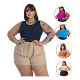 Body Feminino Regata Plus