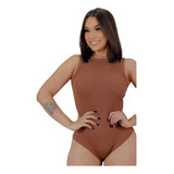 Body Feminino Regata Sem