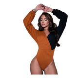 Body Feminino Tricot Moda