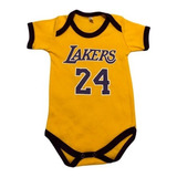 Body Infantil Basquete Lakers