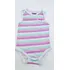 Body Listrado Menina Puma Com Avaria Cores Variadas