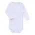Body Longo Infantil Até 24 Meses Algodão Branco