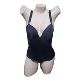 Body Maio Com Bojo De Suplex Com Fecho Bore Feminino !!