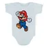 Body Manga Curta Bebê Bodie Super Mario Up Andando