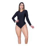 Body Manga Longa Blusa