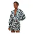 Body Manga Longa Morcego Estampado Animale
