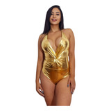 Body Metalizado Carnaval Decotado