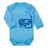 Body Para Bebê Proteção Uv50  Azul Claro Manga Longa
