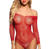 Body Pedraria Strass Brilho
