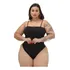 Body Plus Size Feminino Bory Alcinha Blogueira Decote Reto 