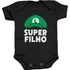 Body Roupinha Bebê Super Filho Luigi Mario Jogo Game Bori