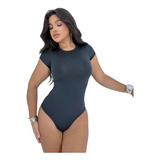 Body Verão Basico Gola Careca Manga Curta Promoção