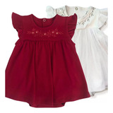 Body Vestido Bebe Vermelho