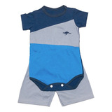 Bodys Com Shorts Bebe Menino, Roupas De Bebe Menino