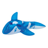 Boia-baleia Azul Inflável-praia Piscina Verão Bebê Crianças