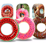 Bóia Circular Piscina Donuts Melancia 120cm Adulto   Snel