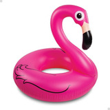 Boia Flamingo Inflável Piscina Praia Festa Decoração 90cm