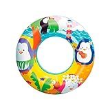 Boia Infantil Inflável Circular Redonda Pra Criança Flutuador Praia E Piscina 51 Cm 3 A 6 Anos  Pinguim E Tucano 