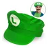 Boina Chapéu Touca Super Mario Bros Cosplay Fantasia - Luigi