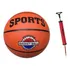 Bola Basquete Tamanho Nº 7 + Bomba Inflar E Bico Ar