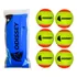 Bola Beach Tennis Profissional Kit 6 Unidades Bolinhas Praia