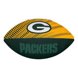 Bola De Futebol Americano Wilson Nfl Jr Green Bay Packers Cor Amarelo verde