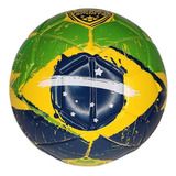 Bola De Futebol Brasil Mini Pro Ball Vd/am/az Cor Colorido
