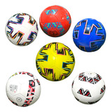 Bola De Futebol Couro Sintético Campo Futsal Cores Variadas