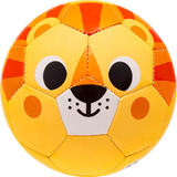 Bola De Futebol Infantil Buba Zoo  12m Estampa Divertida Leã