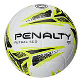 Bola De Futsal Rx 500 Xxiii Cor Branco Amarelo E Preto Penalty