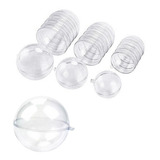 Bola De Natal Transparente P Personalizar 6cm  120 Unidades