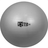 Bola De Pilates Mmtb 65cm Cinza Anti estouro Fitness