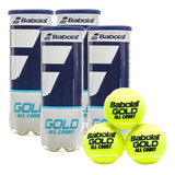 Bola De Tênis Babolat Gold All Court - Pack C/ 4 Tubos